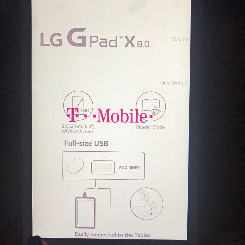 BRAND NEW!! LG G Pad T mobile 8 Inch 16 GB Tablet
